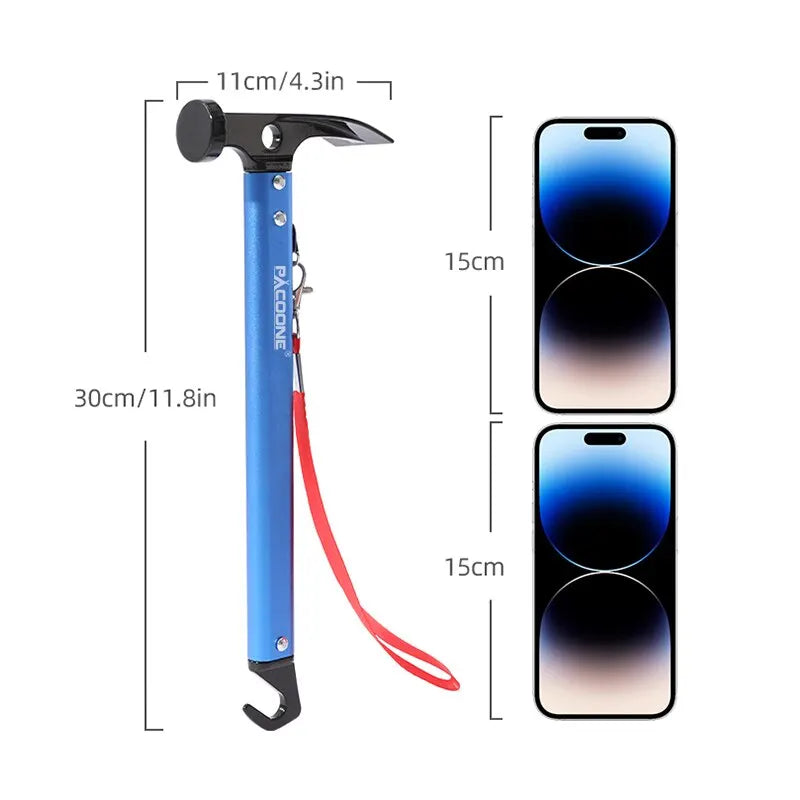 Multifunctional Camping Survival Hammer Tool