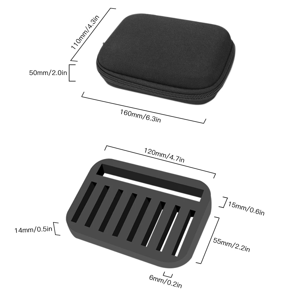 Fishing Spoon Lures Set with Storage Bag