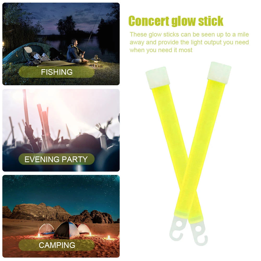 1/5pcs Survival Glow Light Sticks – Military SOS Emergency Gear