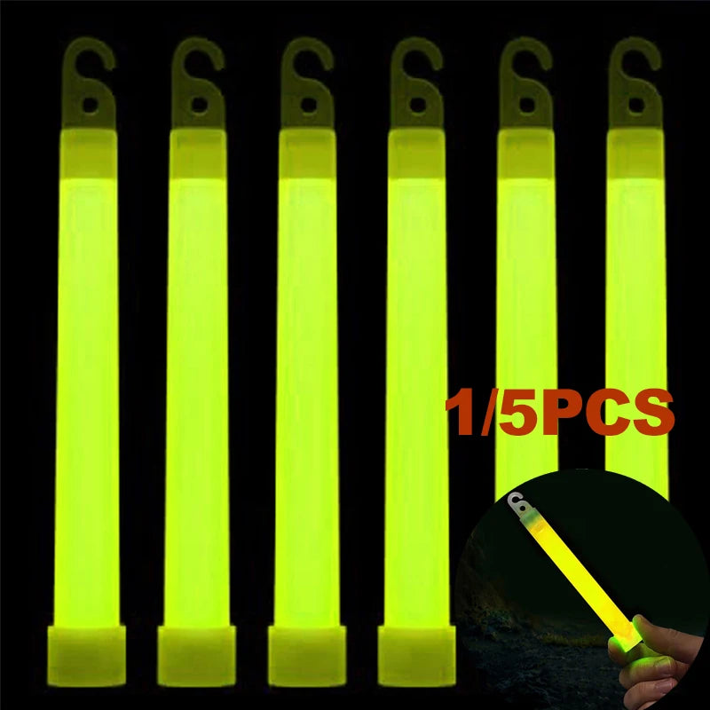 1/5pcs Survival Glow Light Sticks – Military SOS Emergency Gear