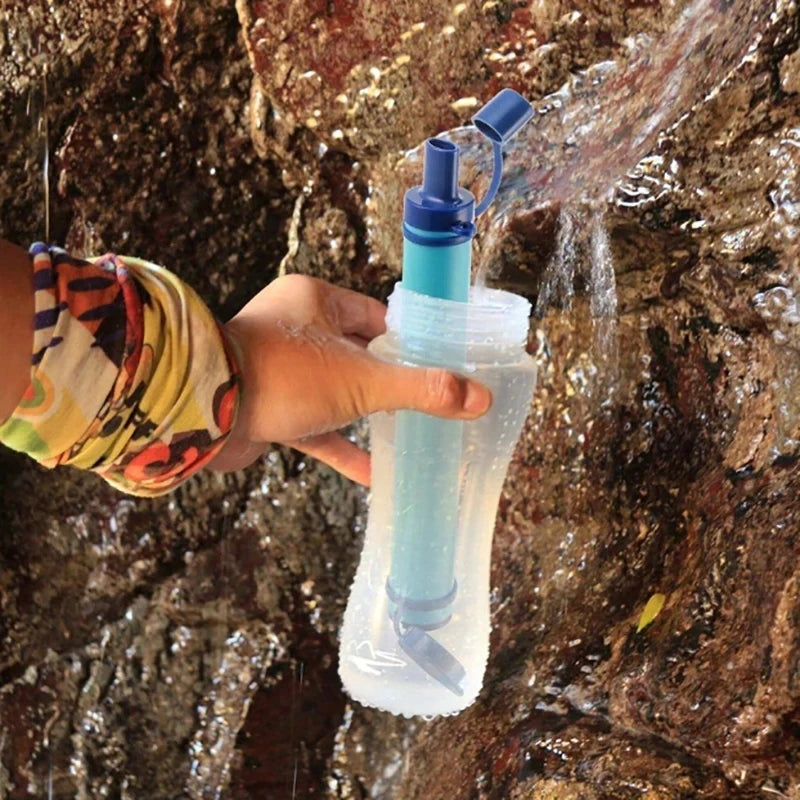 Personal Straw Water Filter – Outdoor Emergency Purifier