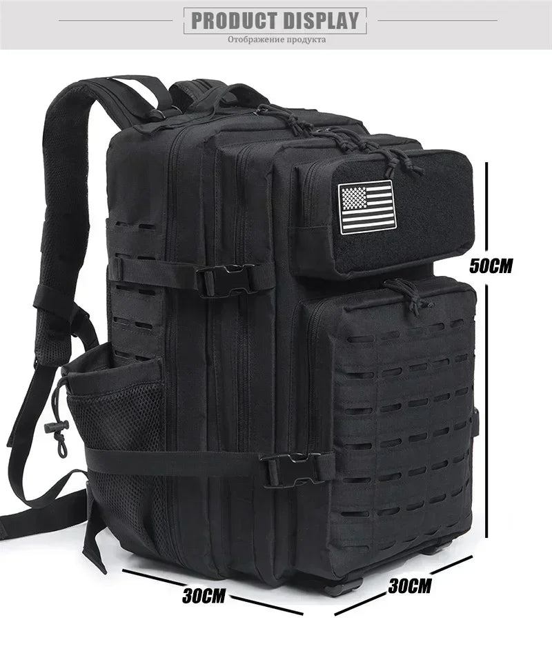 25L/45L Tactical MOLLE Backpack for Hiking & School
