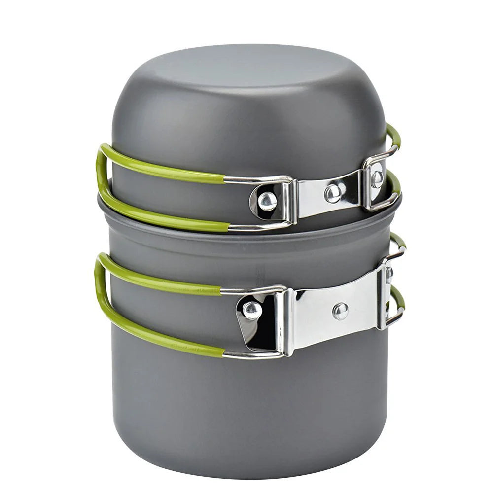 Portable Camping Cookware Set – Outdoor Cooking Tableware