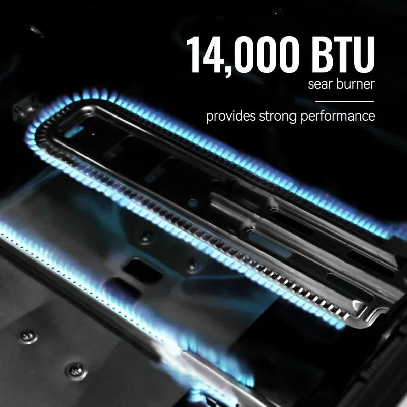 Royal Gourmet GA5401T 5-Burner Stainless Steel Propane Gas Grill with Sear & Side Burner