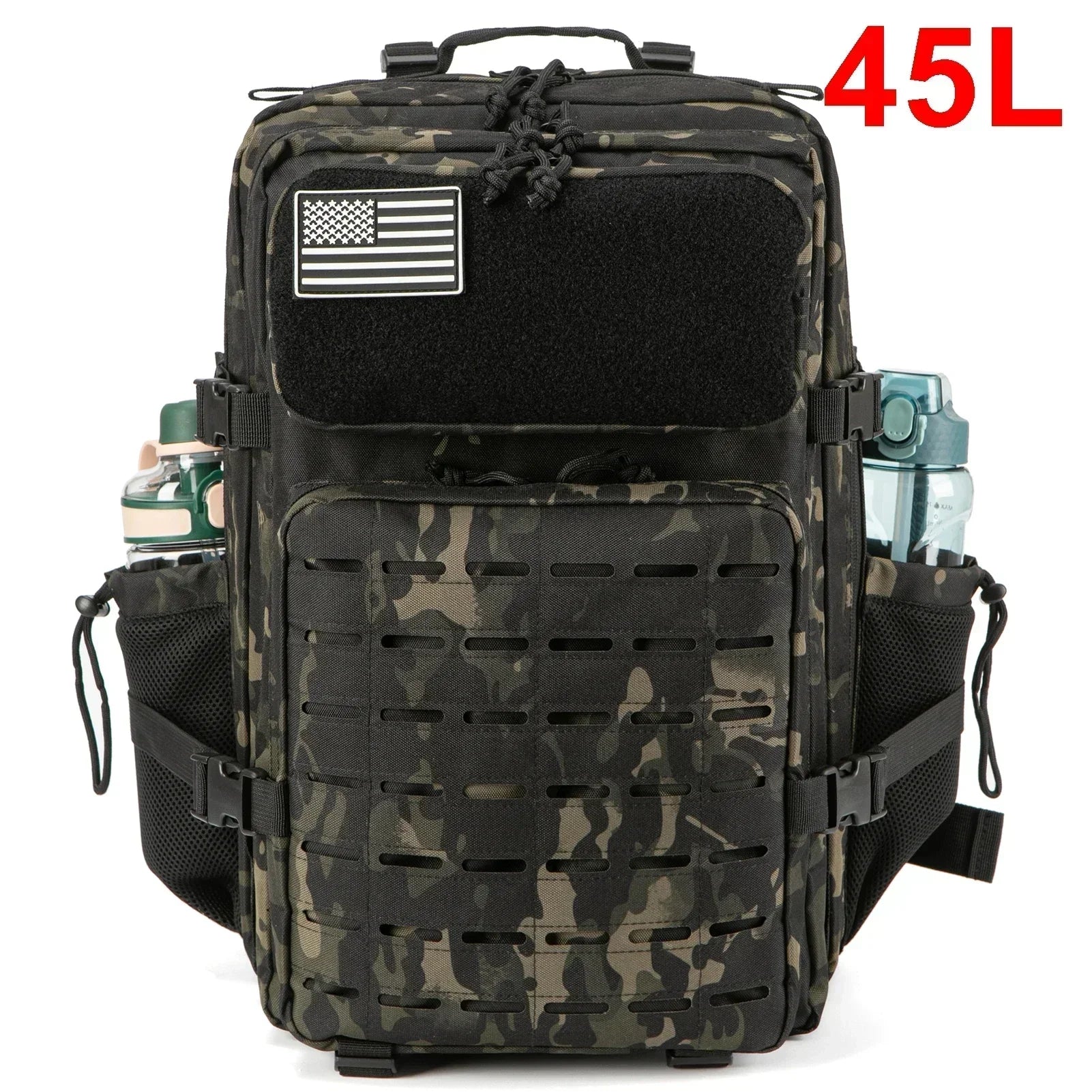 25L/45L Tactical MOLLE Backpack for Hiking & School