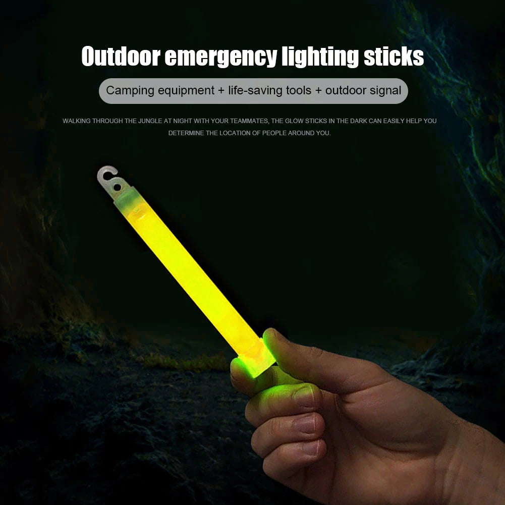 1/5pcs Survival Glow Light Sticks – Military SOS Emergency Gear