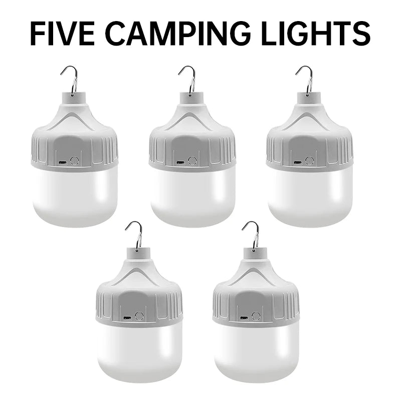 USB Rechargeable Waterproof Camping Light Bulb