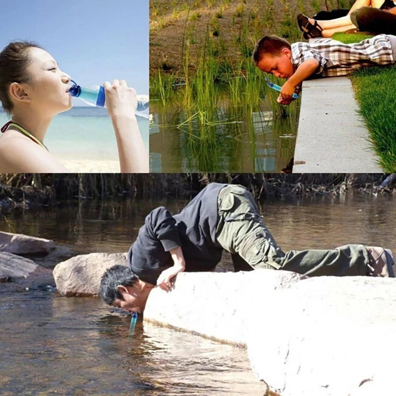 Personal Straw Water Filter – Outdoor Emergency Purifier
