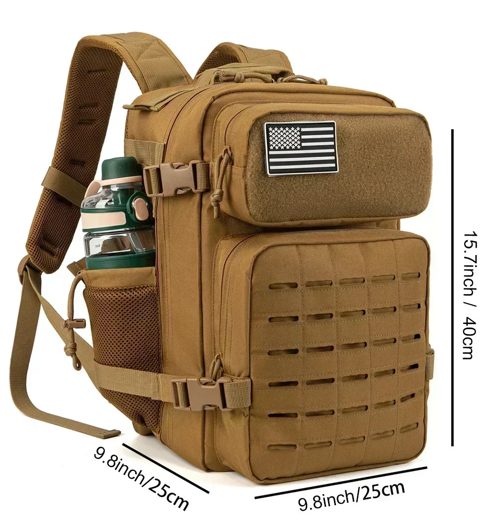 25L/45L Tactical MOLLE Backpack for Hiking & School